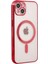 Bfs iPhone 14 Plus Kılıf Magneticsafe Lazer Silikon - Kırmızı 1