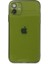 iPhone 12 Kılıf Fly Lens Silikon - Yeşil 1