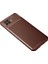 Oppo A73 Kılıf Auto Focus Karbon Kapak - Kahverengi 2