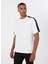 Bisiklet Yaka Kırık Beyaz Erkek T-Shirt XM000322 AF10361 U0009 T-Shırt 1
