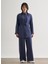 Gömlek Yaka Düz Indigo Kadın Tunik M2MZ1030210216 1