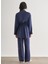Gömlek Yaka Düz Indigo Kadın Tunik M2MZ1030210216 4