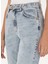 Yüksek Bel Geniş Paça Mom Fit Açık Indigo Kadın Denim Pantolon Lulya 5