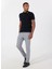 Bağlamalı Bel Normal Paça Slim Fit Gri Erkek Pantolon ACE001252269_GRI 1