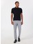 Bağlamalı Bel Normal Paça Slim Fit Gri Erkek Pantolon ACE001252269_GRI 2