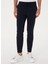 Bağlamalı Bel Normal Paça Comfort Fit Lacivert Erkek Pantolon Abel 1