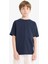 Erkek Çocuk Bisiklet Yaka Basic Düz Kısa Kollu Okul Tişörtü K1687A625AU 3