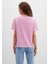 Plaj Baskılı Pembe Tişört 1613490-71031 6