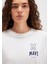 Mavi Logo Nakışlı Beyaz Tişört 1613467-70057 7