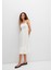 Sırt Detaylı Beyaz Elbise 1310804-70057 4