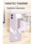 Samsung Galaxy A22 Kılıf Glass Kapak - Mavi 3