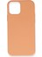 iPhone 12 Mini Kılıf Nano Içi Kadife Silikon - Turuncu 1