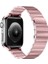 Mobaxaksesuar Apple Watch 38MM 40MM 41MM 1/2/3/4/5/6/se/7/8 Kordon Mıknatıslı Baklalı Metal Kordon (Yurt Dışından) 1