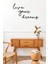 Ahşap Dekoratif Duvar Tablosu Lazer Kesim Live Your Dreams Duvar Dekoru 2