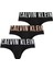 Erkek Siyah 3'lü Slip 000NB3607A 1