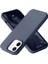 iPhone 12 Kılıf Nano Içi Kadife Silikon - Lacivert 1