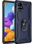 Samsung Galaxy M51 Kılıf Sofya Yüzüklü Silikon Kapak - Lacivert 1