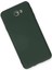 Samsung Galaxy J7 Prime Kılıf Nano Içi Kadife Silikon - Koyu Yeşil 2