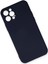 iPhone 12 Pro Max Kılıf Nano Içi Kadife Silikon - Lacivert 2