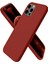 iPhone 12 Pro Max Kılıf First Silikon - Bordo 1