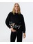 Slogan Nakışlı Crop Sweatshırt TW6250091027001 1