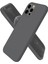 iPhone 12 Pro Max Kılıf First Silikon - Gri 1