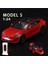 1:24 Tesla Modeli Alaşım Araba Modeli Diecast Metal Oyuncak Araç Araba Modeli Simülasyon Koleksiyonu Ses Işık Çocuk Oyuncak Hediye (Yurt Dışından) 2