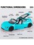 1:24 Tesla Roadster Cabrio Supercar Alaşım Model Araba Döküm Metal Ses ve Işık Serisi Oyuncak Araba Çocuk Doğum Günü Hediyesi (Yurt Dışından) 4