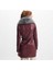 Bordo Hakiki Deri Kadın Hakiki Deri Trençkot - K24KDM320455-Q4N 3