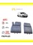 Toyota Proace City Ön 2 Parça 2020 ve Üstü Uyarlanabilir Universal Havuzlu Paspas 1