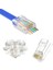 Yeni Nesil Delikli Cat5-Cat6 RJ45 Konnektör Utp Jack (100 Adet) 2