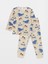 Lcw Baby Bej Bisiklet Yaka Uzun Kollu Desenli Erkek Bebek Pijama Takımı 1