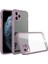 iPhone 11 Pro Kılıf Miami Şeffaf Silikon - Açık Mor 1