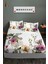 Flower Shower Lastikli Çarşaf %100 Pamuk Oeko-Tex Sertifikalı 3D Dijital 60 Tel 1