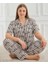 50501 Milan Kumaş Battal Boy Pijama Takım 1