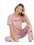 50107 Milan Kumaş Sıfır Yaka Pijama Takım 1