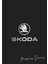 Suya Dayanıklı Yıkanabilir Skoda Oto Paspas Kağıdı Siyah Gümüş Baskı 50 Adet - 35X50CM 1
