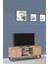Lena TV Sehpası Atlantik Çam 2 Kapaklı Orta Raflı Sehpa 130x36x50 Cm 1