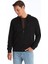 Lcwaıkıkı Classic Siyah Kapüşonlu Uzun Kollu Erkek Kalın Fermuarlı Sweatshirt 2