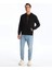 Lcwaıkıkı Classic Siyah Kapüşonlu Uzun Kollu Erkek Kalın Fermuarlı Sweatshirt 4