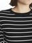 Lcwaıkıkı Basic Siyah Bisiklet Yaka Çizgili Kadın Body 3