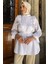 Omuz Büzgülü Incili Tesettür Gömlek Tunik P-00017854 1