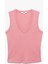 Slim Fit Bisiklet Yaka Pamuklu Ribanalı Kolsuz Bluz 1