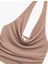 Drapeli Degaje Yaka Kolsuz Slim Fit Crop Bluz 3