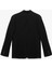 Uzun Kollu Kapaklı Cep Detaylı Düğmeli Slim Fit Mono Yaka Blazer Ceket 2
