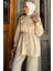 Omuz Büzgülü Incili Tesettür Gömlek Tunik P-00017854 2