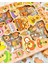 4 Bölmeli 100 Yaprak Capybara Desenli Şeffat Pet Sticker Su Geçirmez Sevimli Dostlar ile Yolculuk 5