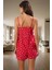 Rahat Yazlık Homewear Viskon Pijama Takımı Dantel Detay Ince Askılı Profesyonel Görünüm 3