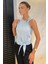 Ön Bağlamalı Omuz Tokalı Kadın Bluz P-00017885 1