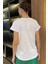 Çiçek Aplikeli Tişört P-00017883 3